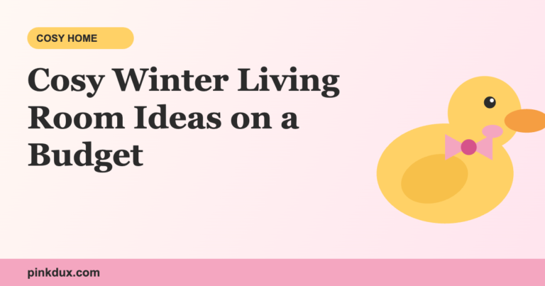 Cosy Winter Living Room Ideas on a Budget