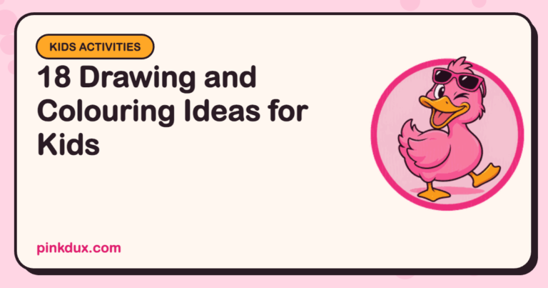 18 Drawing and Colouring Ideas for Kids
