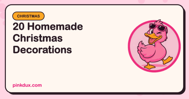 20 Homemade Christmas Decorations